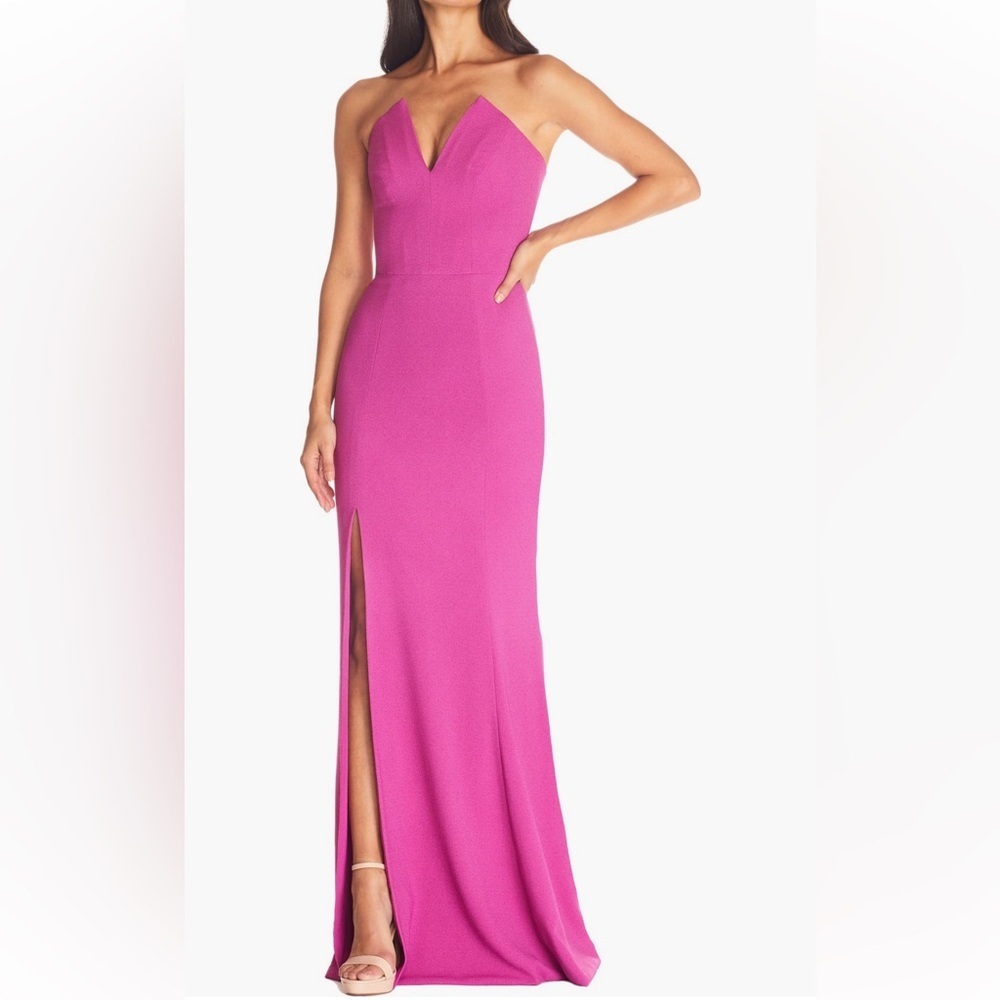 Dress the Population Fernanda Strapless Evening Gown
